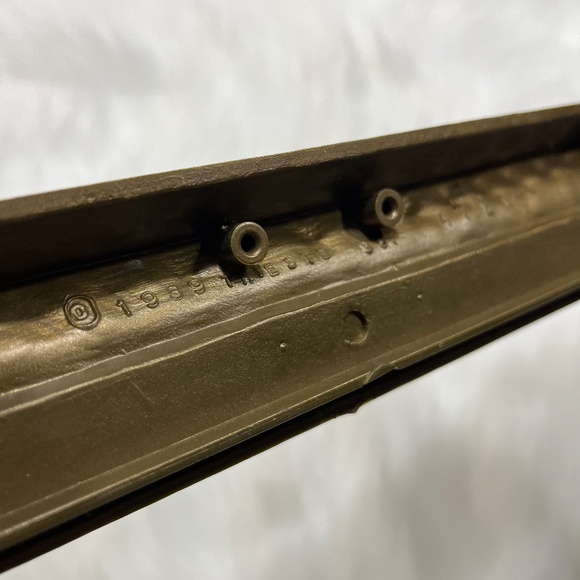 Vintage 1969 Trieste Gold Ornate Plastic Frame - Picture 4 of 4